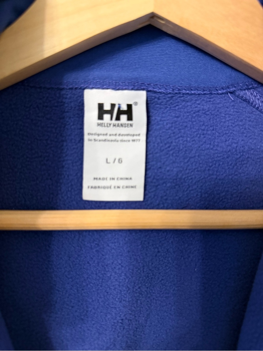 Helly Hansen Daybreaker Fleece Jacket Women’s L Polartec Blue Purple - Picture 2 of 9
